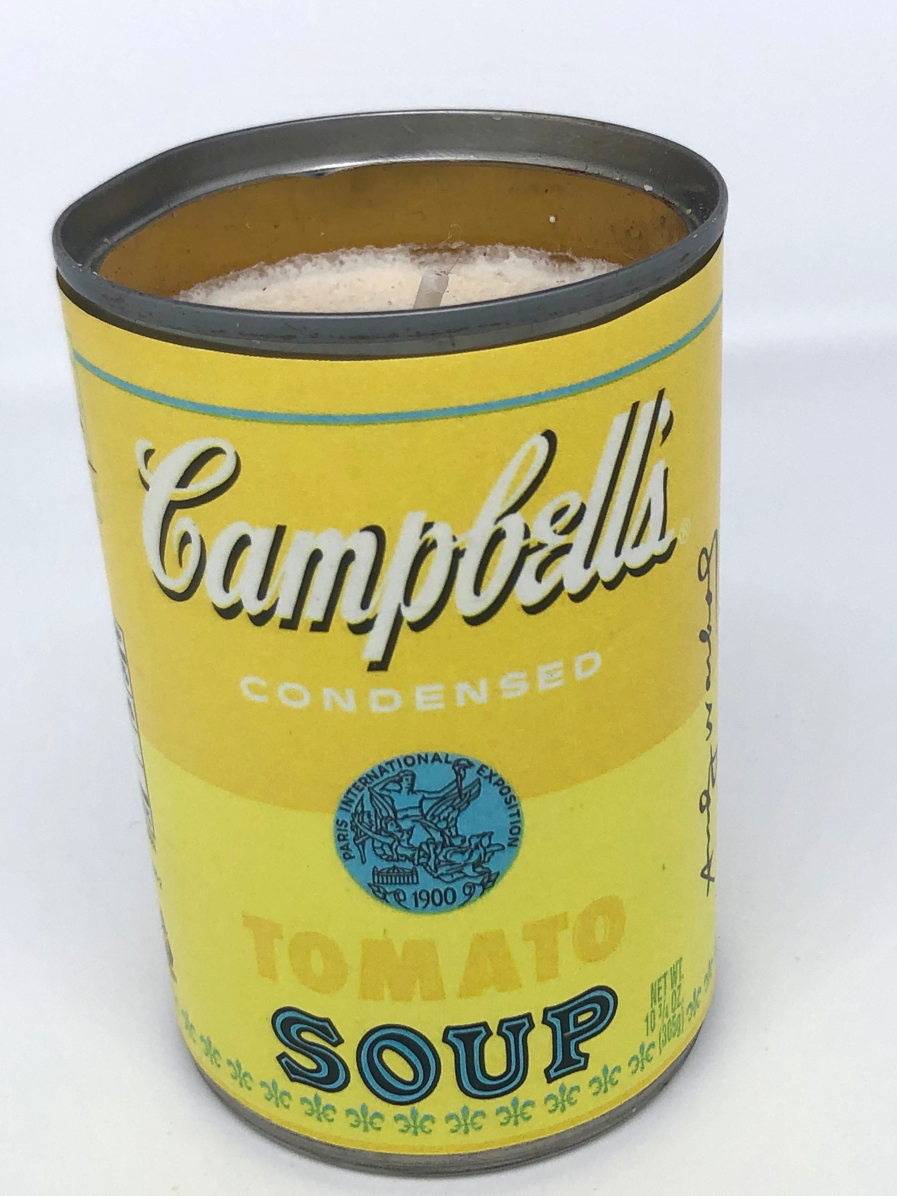Andy Warhol Soup Can Candle- Yellow