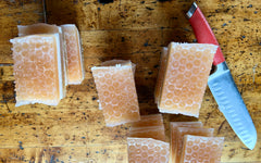 Vanilla and Oats Honeycomb Soap