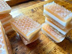 Vanilla and Oats Honeycomb Soap
